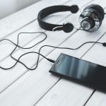 Smartphone and headphones