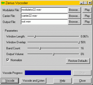 Zerius Vocoder